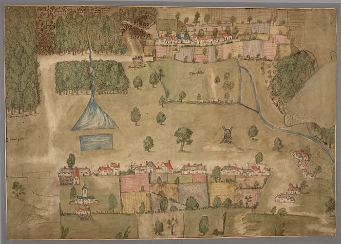 View of Wotton Underwood from 16th century