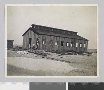Barn under construction