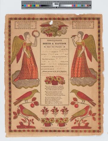 Certificate of birth & baptism