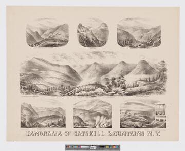 Panorama of Catskill Mountains N. Y
