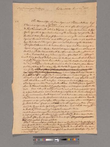 Letter from James Clinton, Fort Constitution, to George Washington