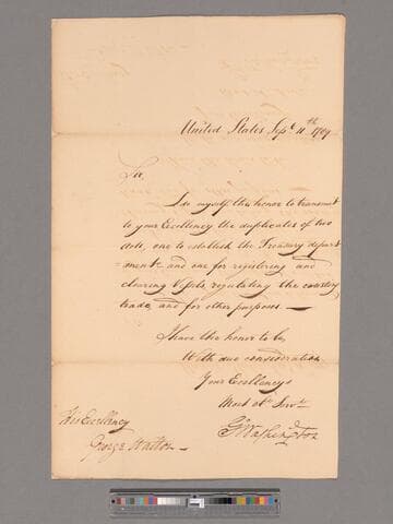 Letter from George Washington to George Walton