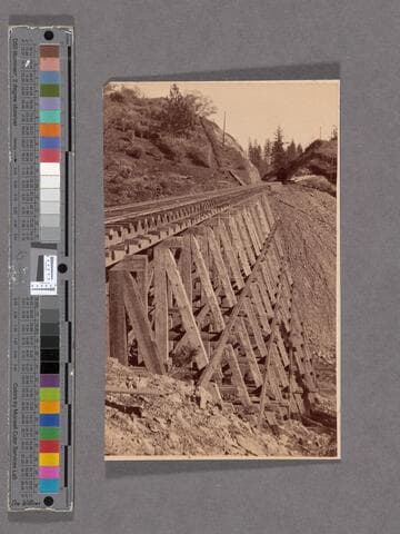 Trestle in Clipper Ravine, near Clipper Gap