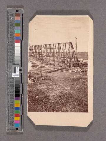 Building Trestle at Newcastle, Placer County