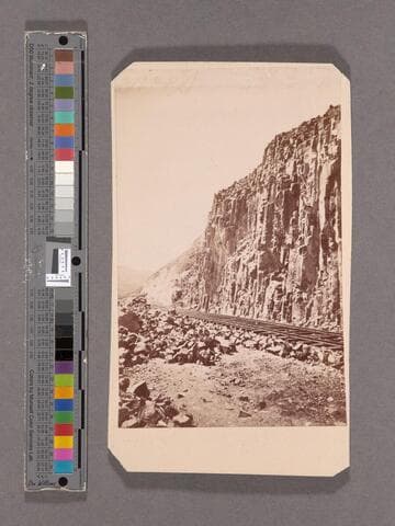 Basaltic Rocks. Lower Canyon of Truckee