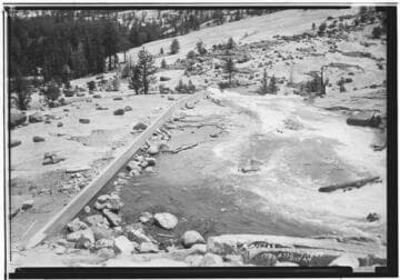 Big Creek, Florence Lake Dam - Florence Lake Dam spillway