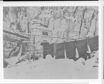 The portal of Tunnel #1 at Santa Ana River #1