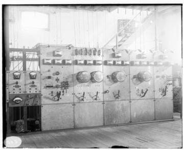 The switchboard at the Santa Monica Steam Plant