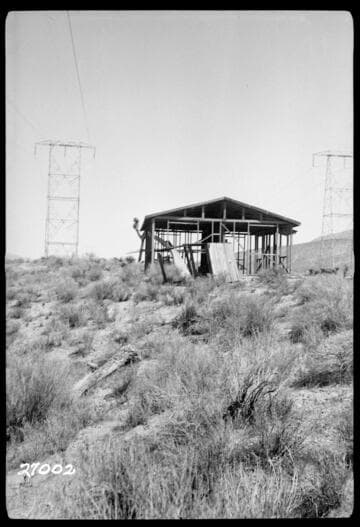 Boulder-Chino Transmission Line (2nd) - 1st & 2nd T/L - Jack S. Hamilton cabin