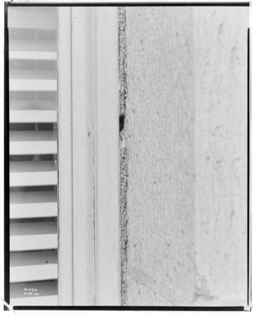 B1.20 - Edison Building, 5th & Grand - Leaky Places. Caulking around window frame