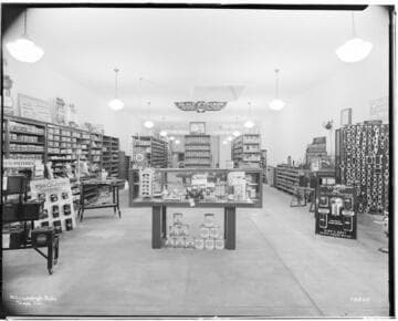 L1.3 - Lighting, stores - Interior of Electric Store auto parts