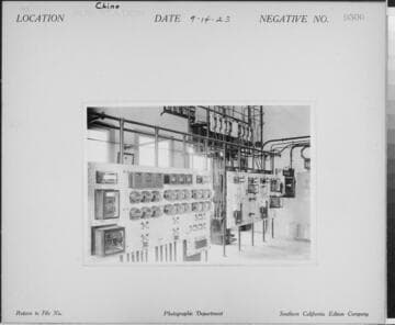 Chino Substation - Interior - Switchboard