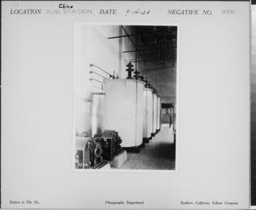 Chino Substation - Transformer bank