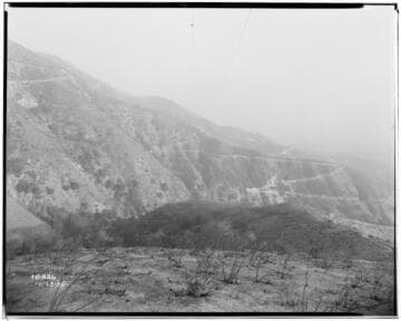 Eagle-Bell Transmission Line - Forest Fire above Altadena