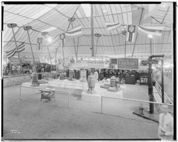 Electric pump display at the Los Angeles County (Pomona) Fairgrounds