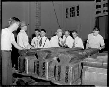 Armature coils for one of the Big Creek Generators