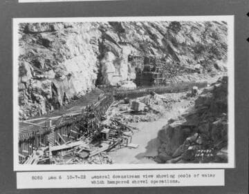 Big Creek Powerhouse #3 - Dam site for Dam #6