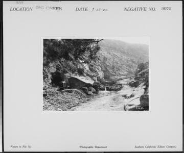 Big Creek Powerhouse #3 - Damsite Dam #6