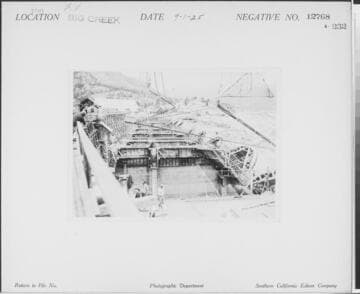 Big Creek, Florence Lake Dam