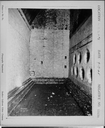 Long Beach Steam Station, Plant #2 - Interior of Boiler #34 furnace