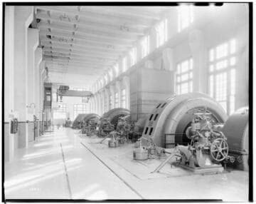 Big Creek Powerhouse #1 - interior