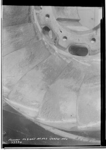 Big Creek Powerhouse #3 - Runner in service for Unit 3