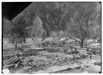 Santa Ana River #1 Powerhouse - Ruins of Boarding House at SAR #1