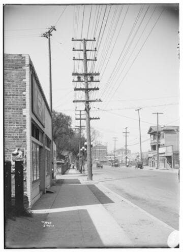 Distribution Lines - Joint Pole Construction at E. 7th & Wilson