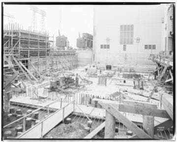 Long Beach Steam Station, Plant #3 - Concrete fill around Condenser water piping