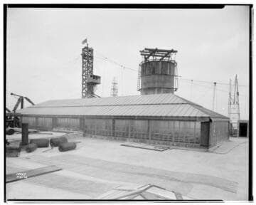 Long Beach Steam Station, Plant #3 - Skylight on Boiler Room
