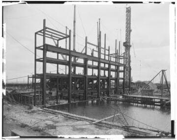Long Beach Steam Station, Plant #3 - General View looking southwest