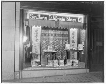Chinese Display in 3rd Street window May 1st to May 9th