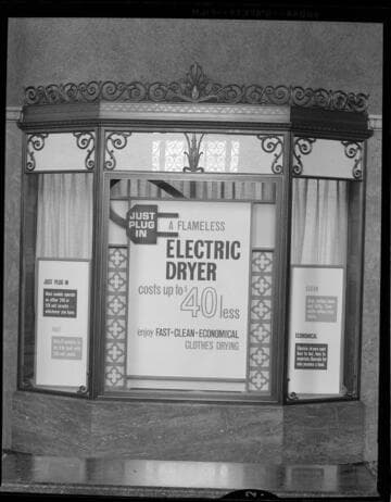 General Office display window