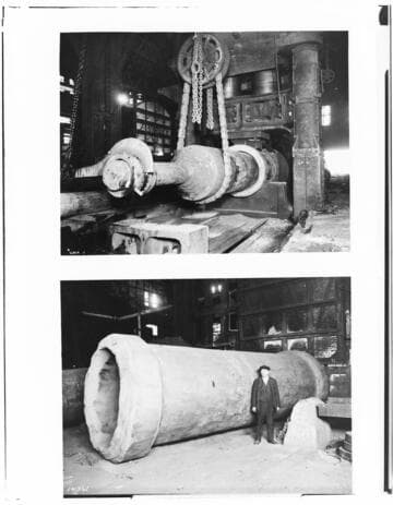 Making Malleable Steel Pressure Pipe at a steel mill
