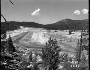 Big Creek, Vermilion Dam - Vermilion dam from east abutment