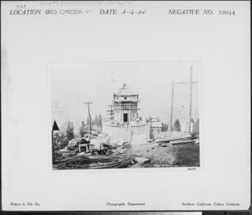 Big Creek PH #2 - Camp #5 Yards, Construction