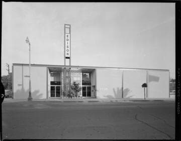 SCE Service Center at intersection of Main & Acacia Ave