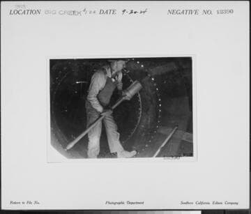 Big Creek #1 - Flowline for 4th Unit, Powerhouse #1