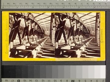 226. Interior of Bridge over First Crossing of the Truckee River