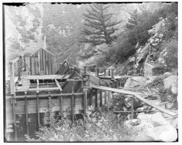 The sandbox at Santa Ana River #1 Hydro Plant
