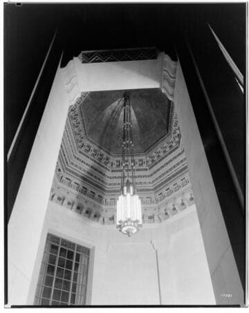 B1.21 - New Edison Building - Lamp in Rotunda