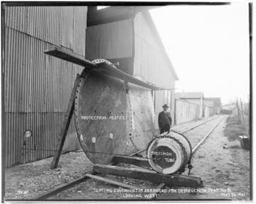 T2 Testing - Testing Equipment for Destruction Test No. 8