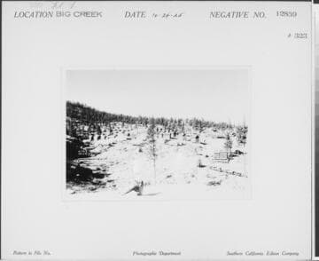 Big Creek, Florence Lake Dam - Camp 64