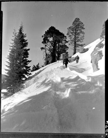 Big Creek snow survey  with Sno