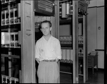 Art Pearson in racks with Diamond Club badge