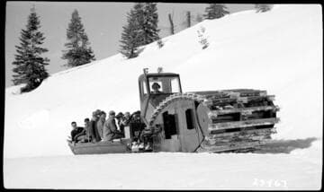Big Creek, Florence Lake Dam - Sno-motor