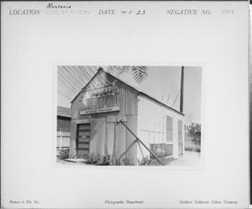 Monrovia Substation - Station building