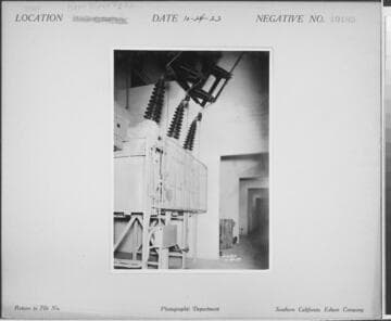 Kern River No. 3 - powerhouse interior