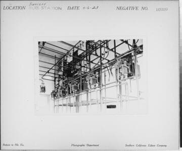 Saticoy Substation -  Interior