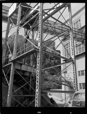 Elevated transformer rack at Powerhouse 1